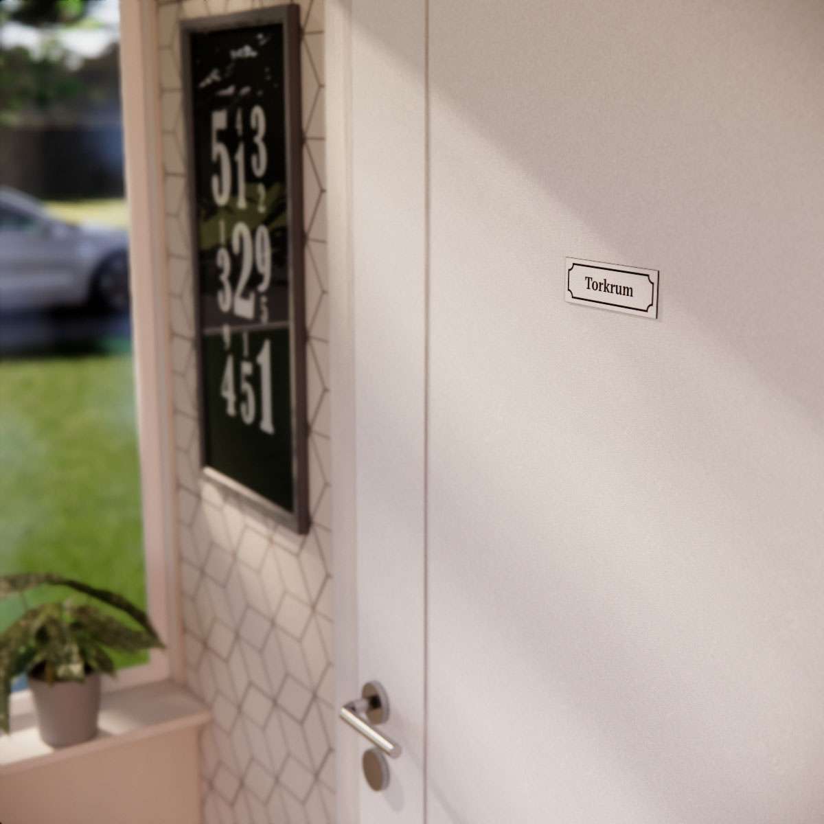 Märkskylt - Torkrum - Nosico