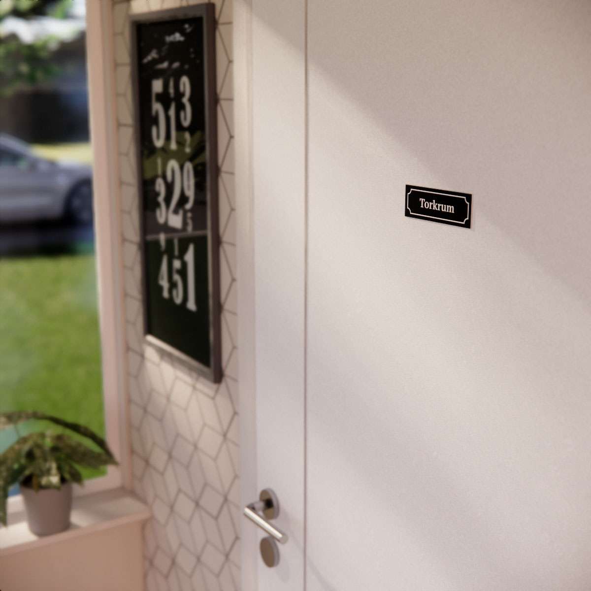 Märkskylt - Torkrum - Nosico