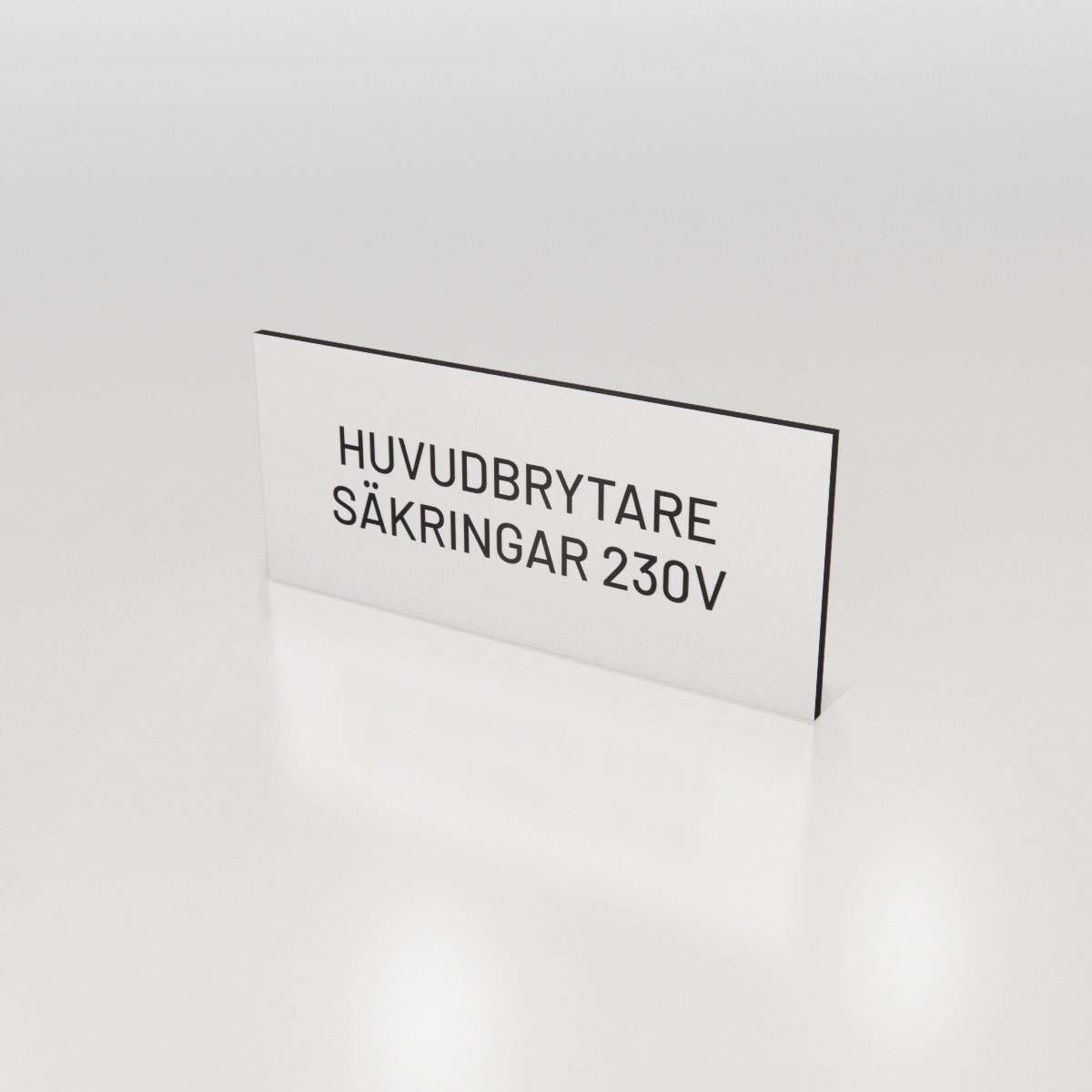 Märkskylt - Larm, Tele & El - Nosico