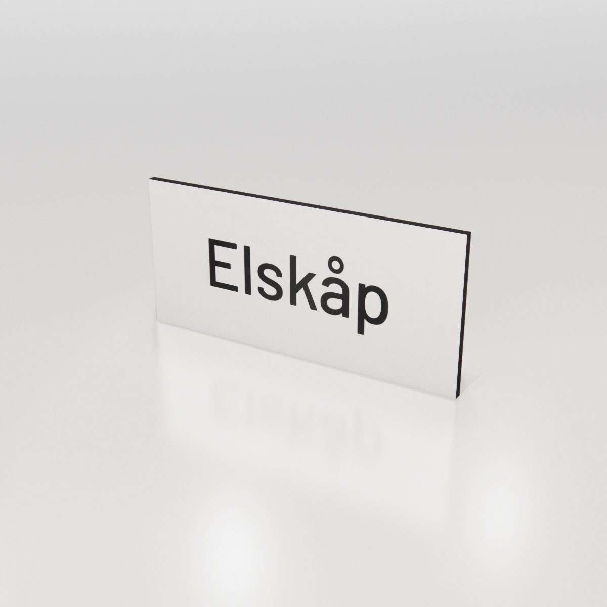 Märkskylt - Larm, Tele & El - Nosico