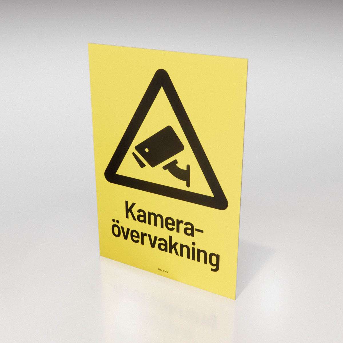 Skylt - Kameraövervakning - Nosico