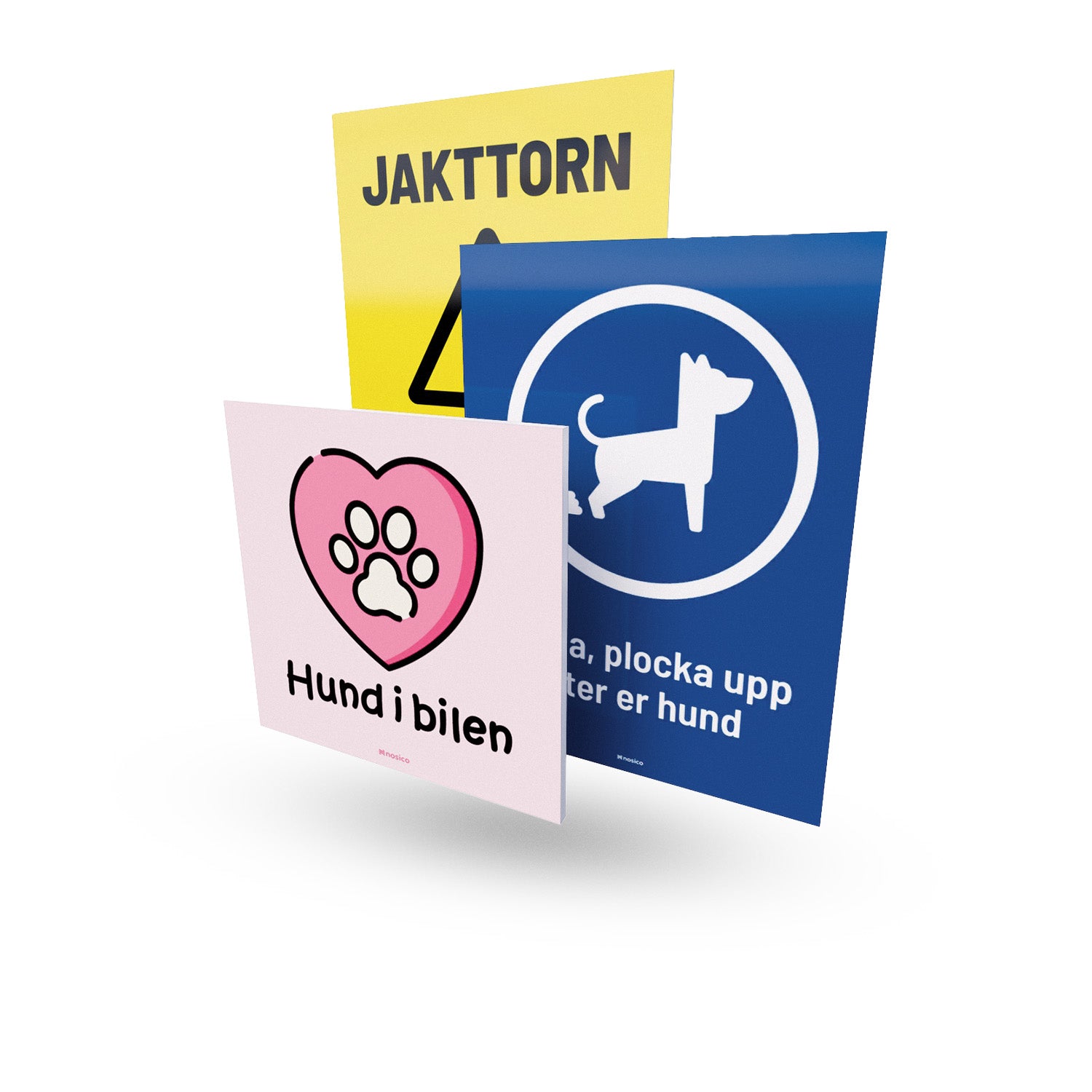 Plastskylt – Designa själv online - Nosico