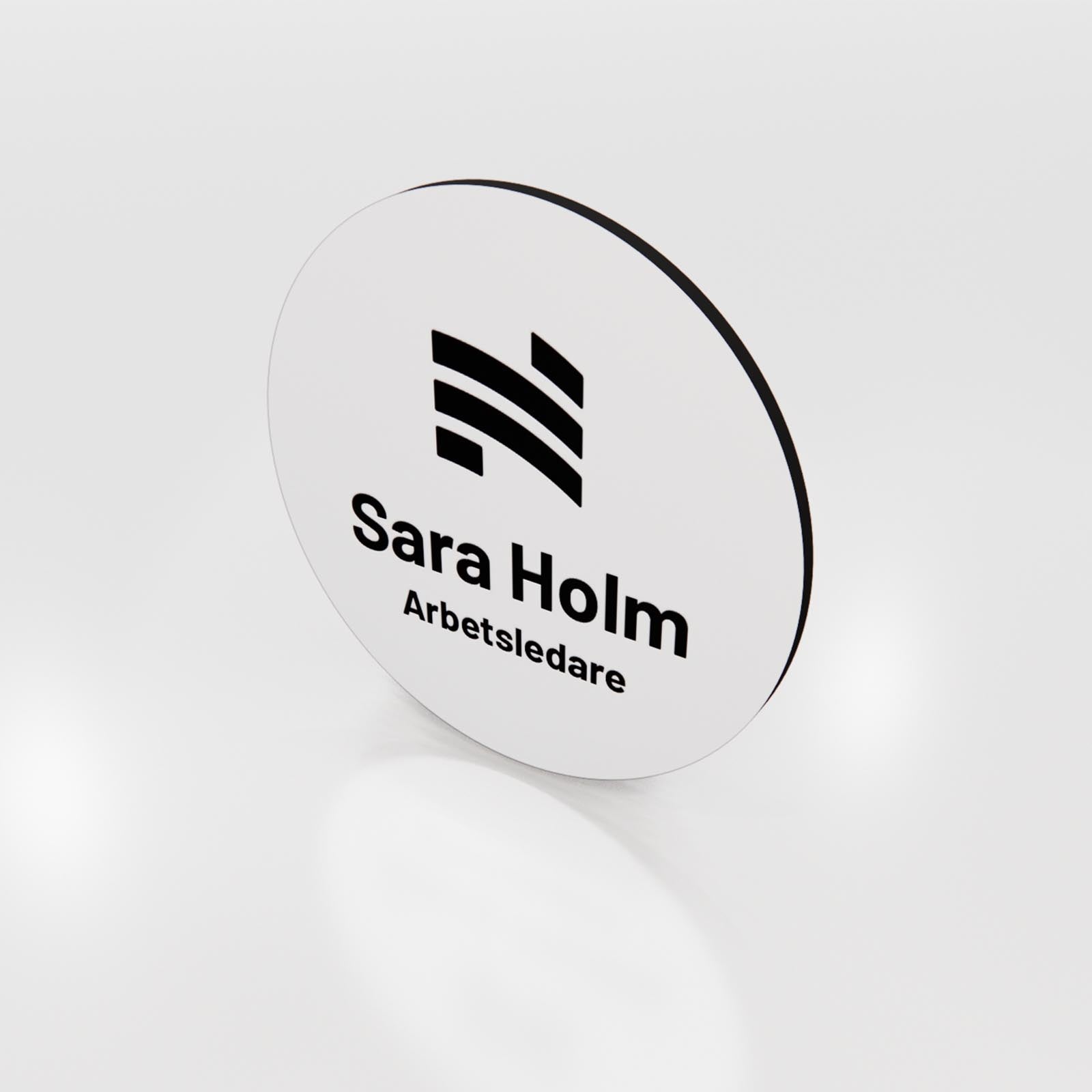 Namnskylt - Gravyrplast 1,6 mm - Designa själv online