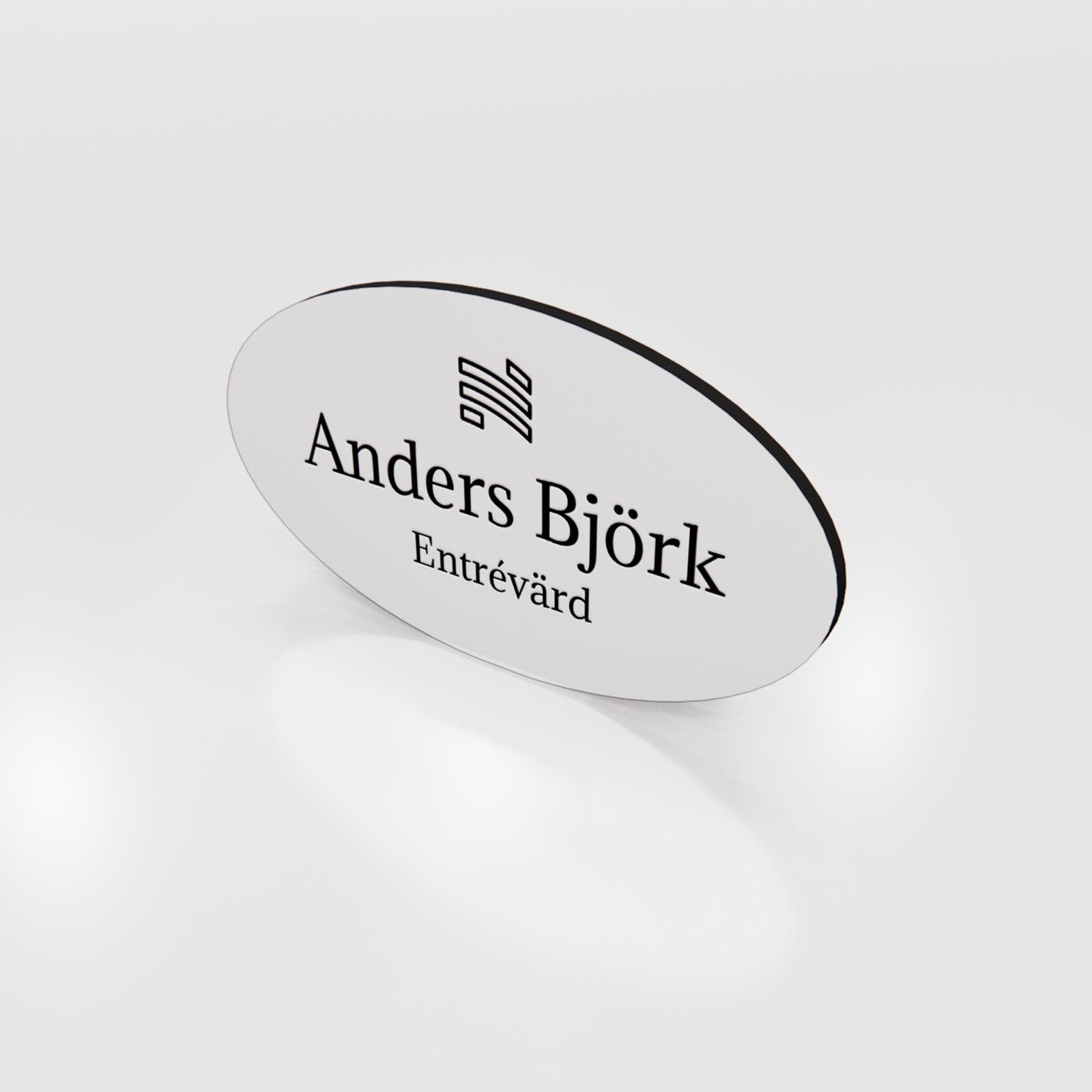 Namnskylt - Gravyrplast 1,6 mm - Designa själv online