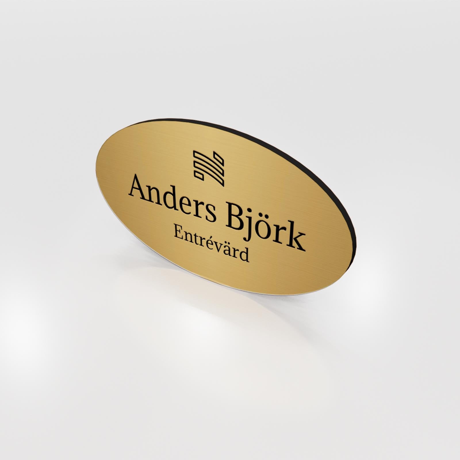 Namnskylt - Gravyrplast 1,6 mm - Designa själv online