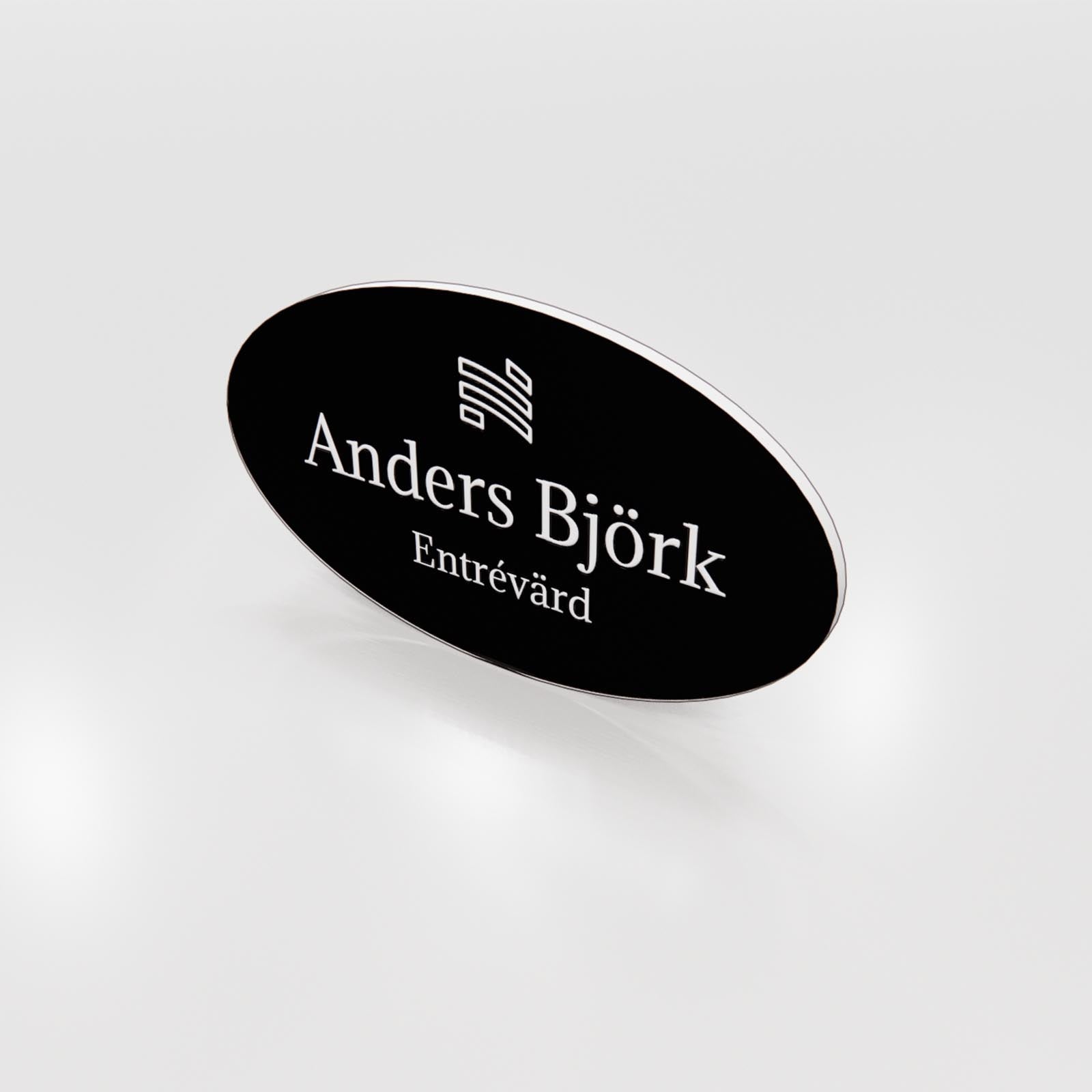 Namnskylt - Gravyrplast 1,6 mm - Designa själv online