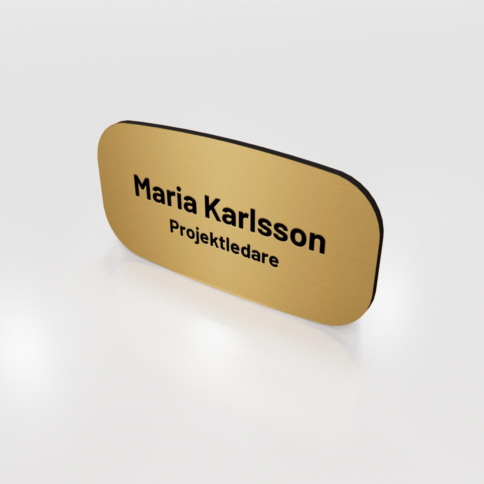 Namnskylt - Gravyrplast 1,6 mm - Designa själv online