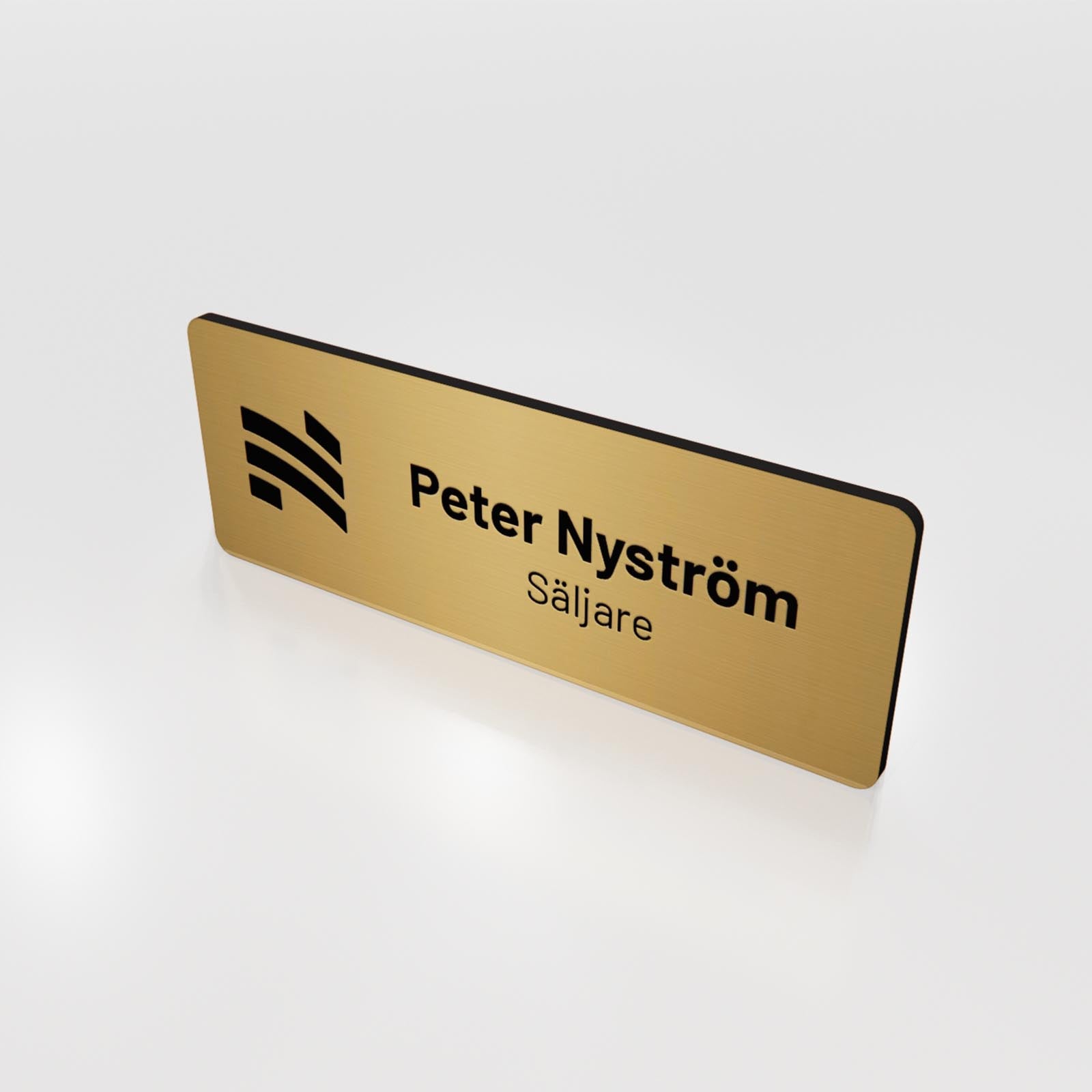 Namnskylt - Gravyrplast 1,6 mm - Designa själv online