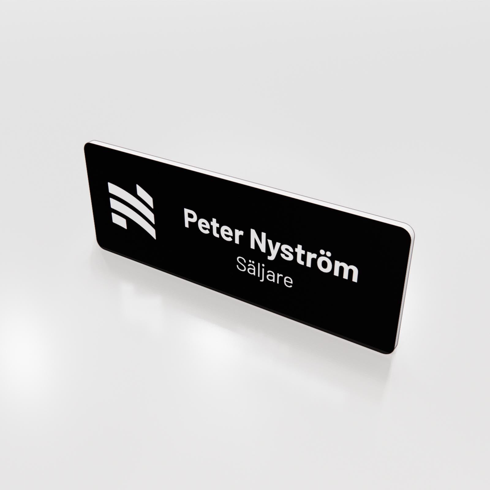 Namnskylt - Gravyrplast 1,6 mm - Designa själv online