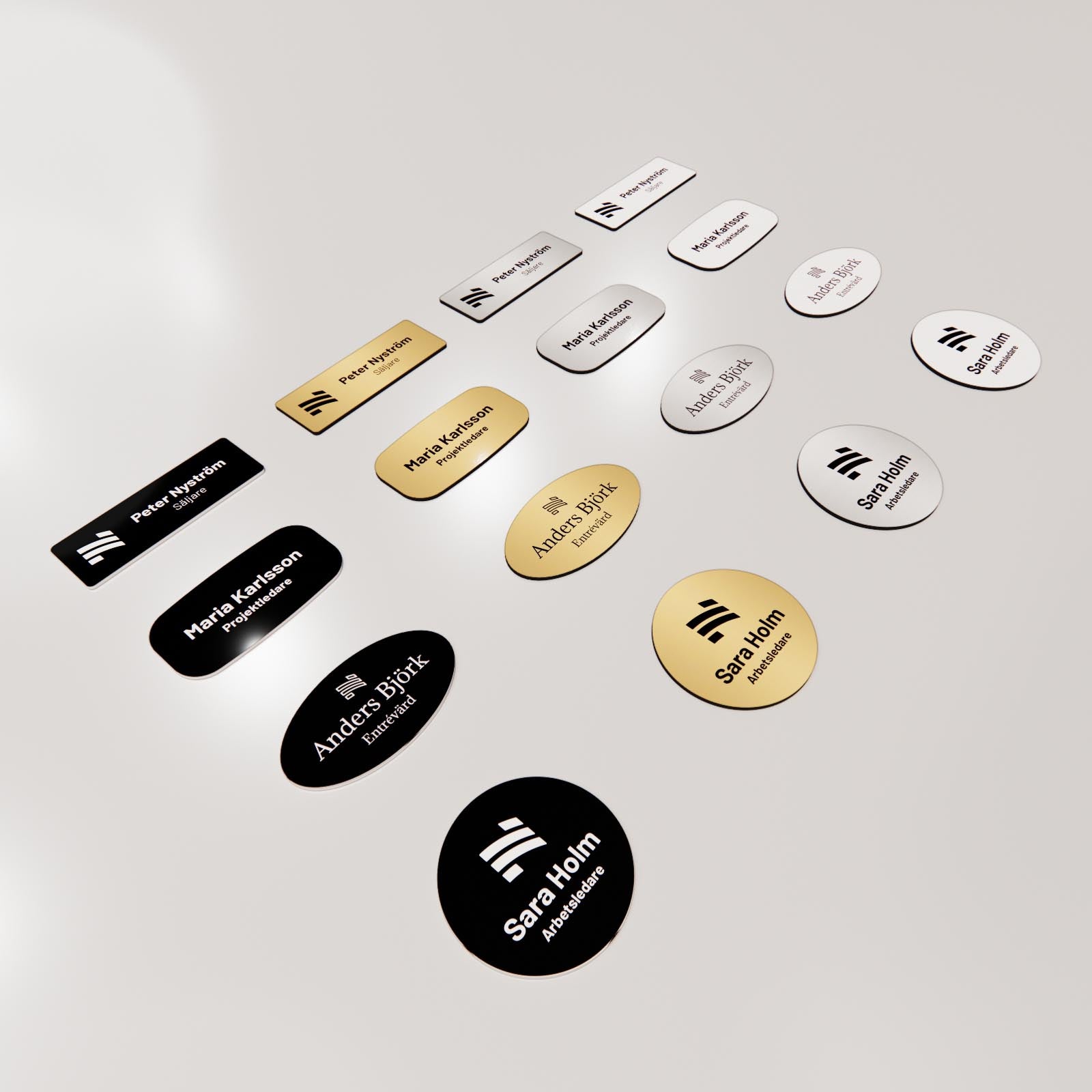 Namnskylt - Gravyrplast 1,6 mm - Designa själv online