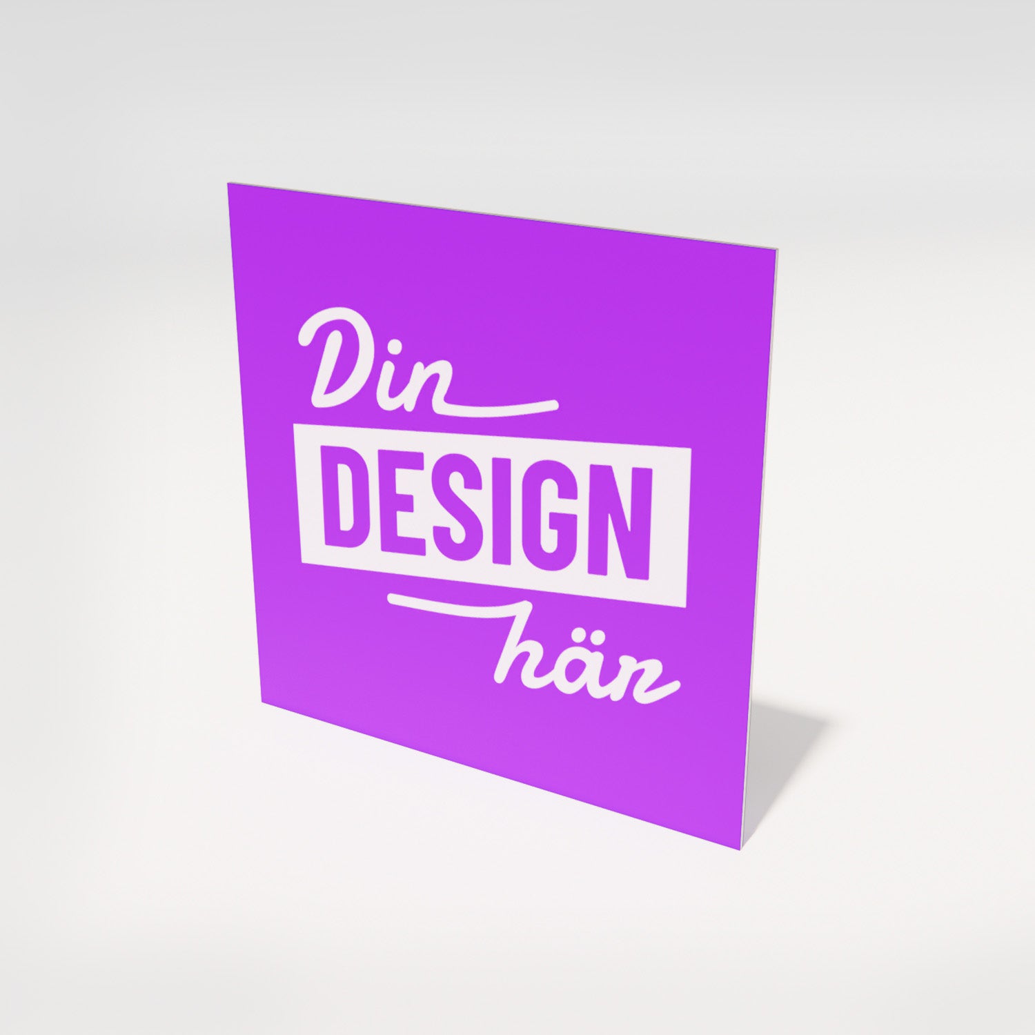 Plastskylt – Designa själv online - Nosico