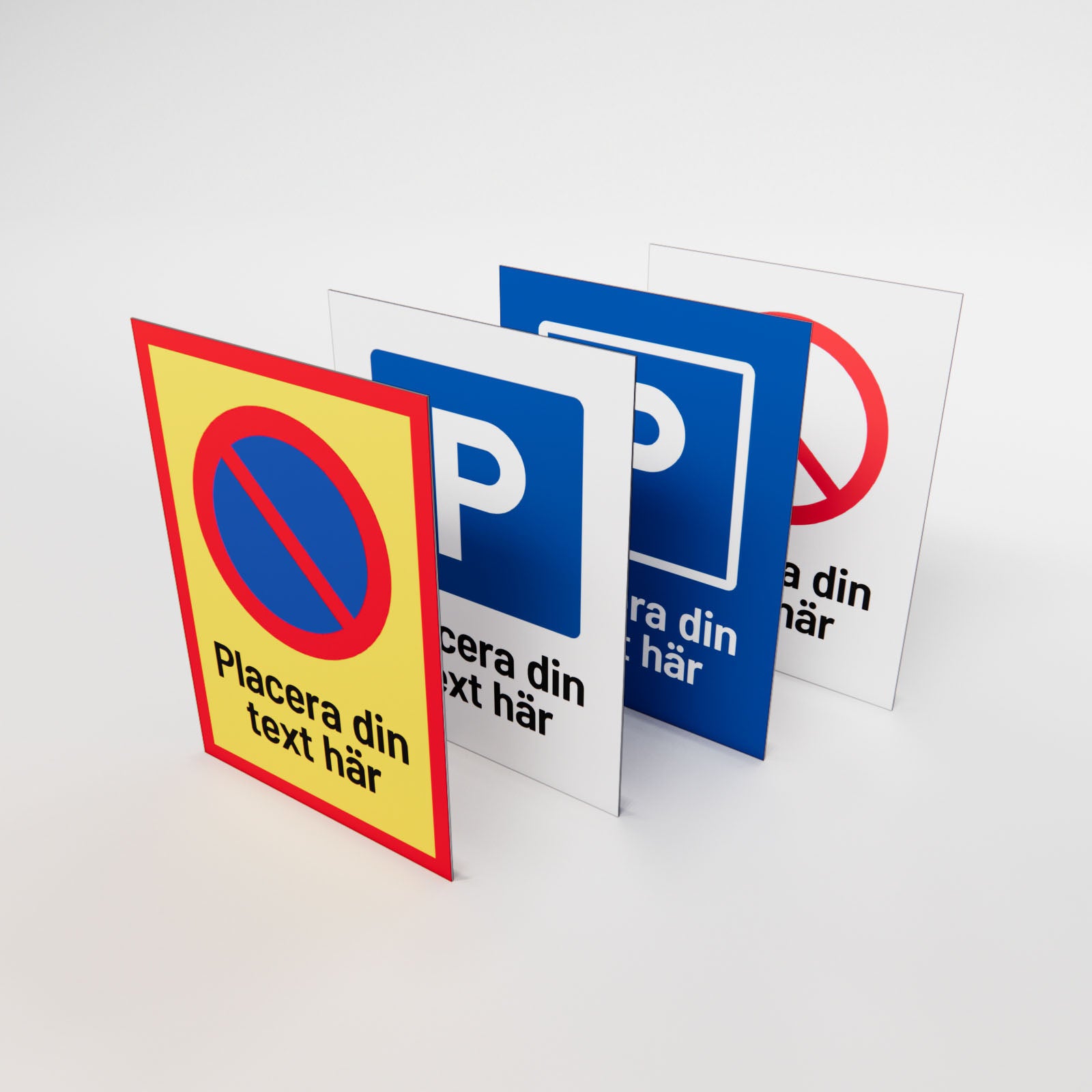 Parkeringsskylt – Designa själv online - Nosico