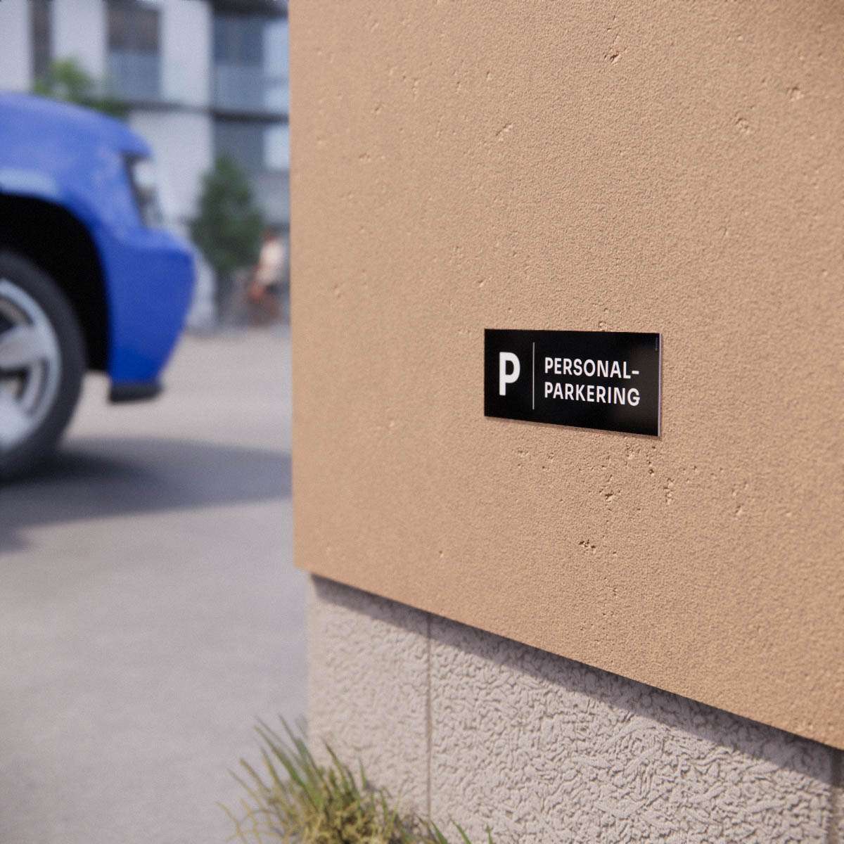 Parkeringsskylt - Personalparkering - Nosico