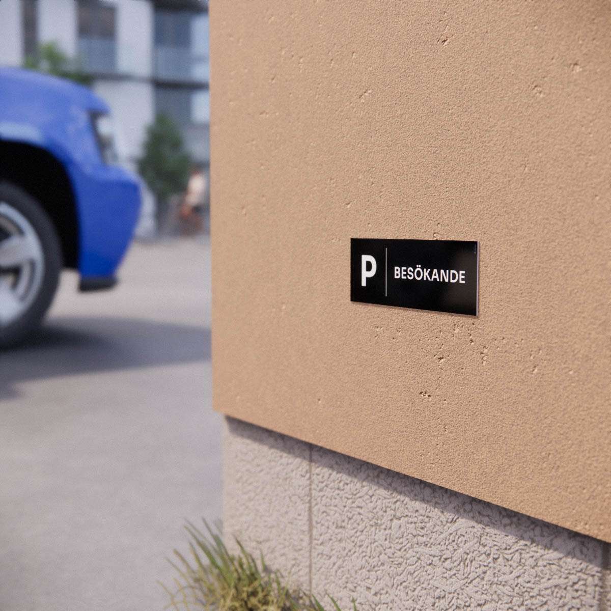 Parkeringsskylt - Besökande - Nosico
