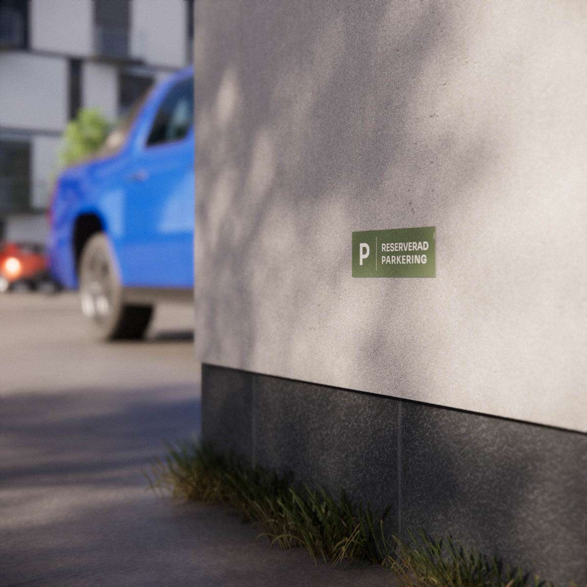 Parkeringsskylt - Reserverad parkering - Nosico