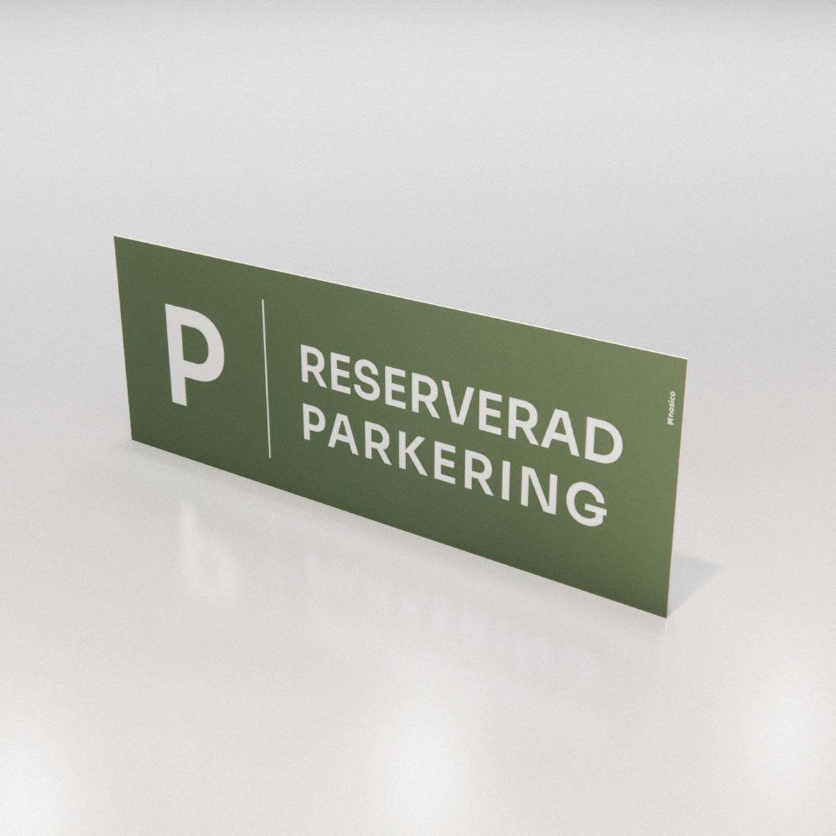 Parkeringsskylt - Reserverad parkering - Nosico