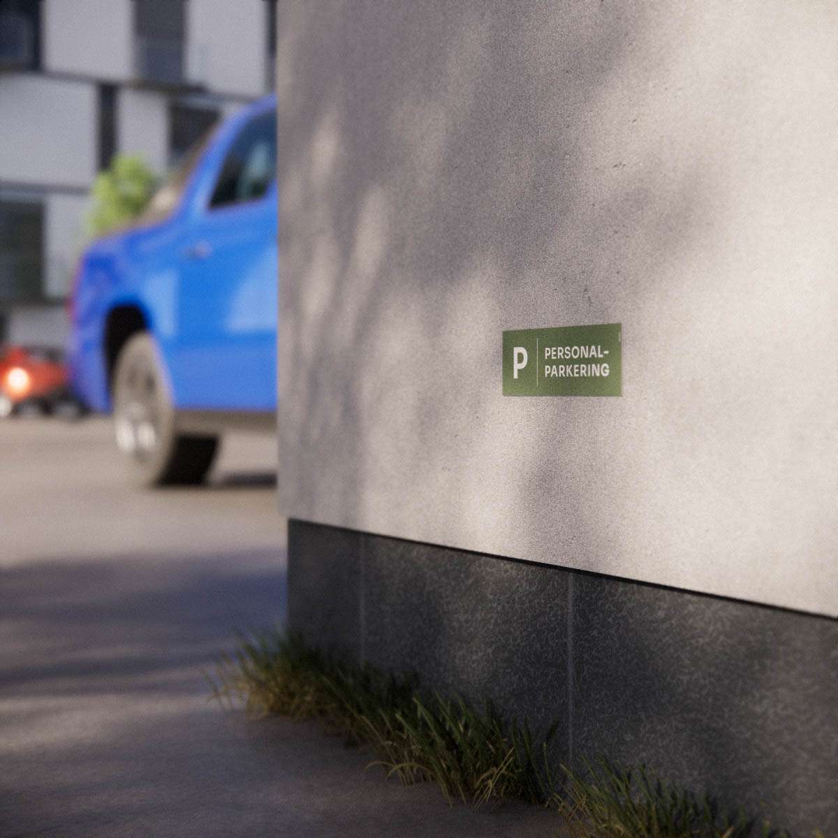 Parkeringsskylt - Personalparkering - Nosico