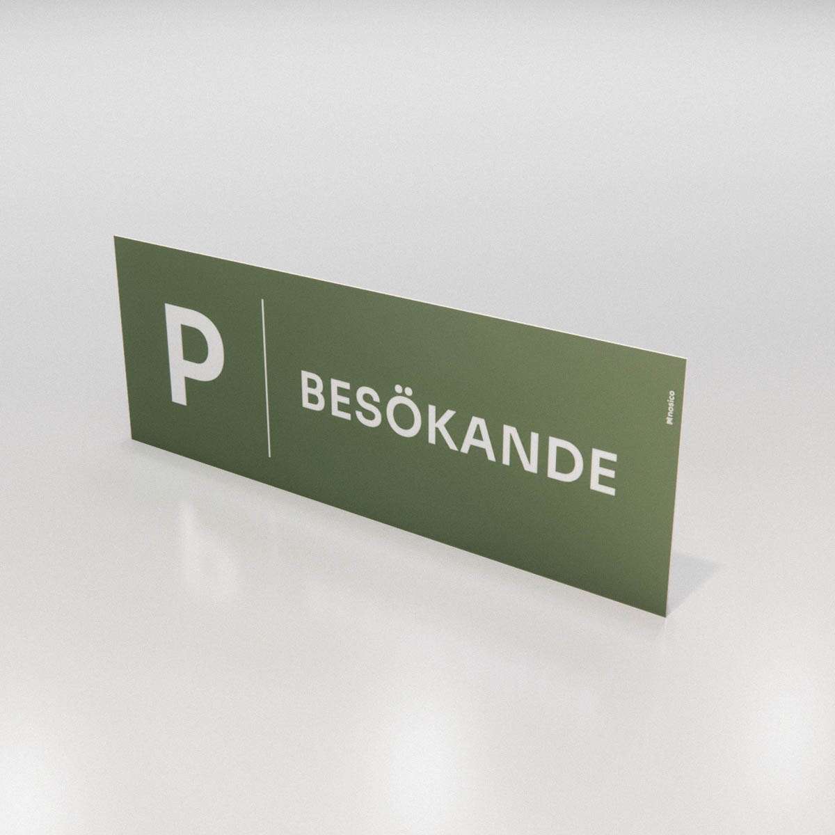 Parkeringsskylt - Besökande - Nosico