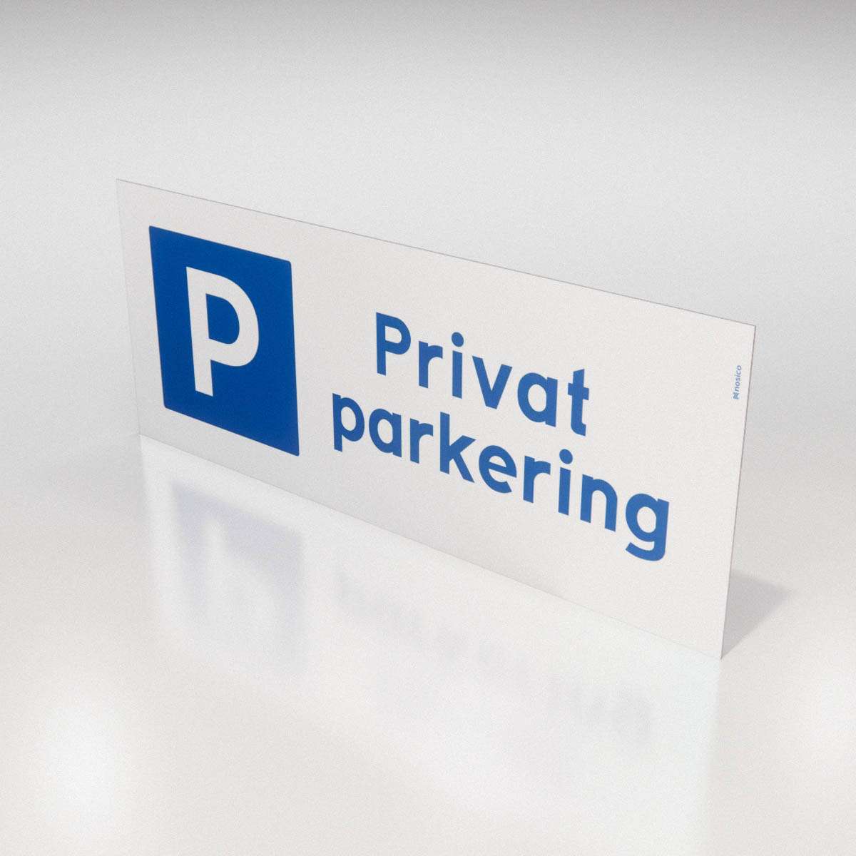 Parkeringsskylt - Privat parkering - Nosico