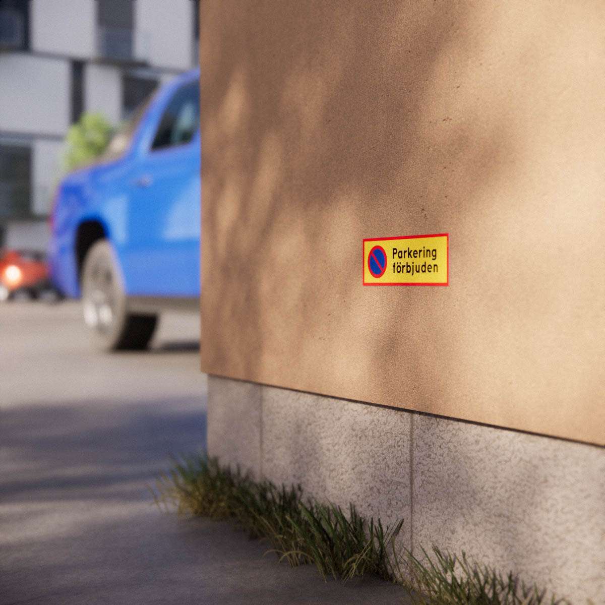 Parkeringsskylt -  Parkering förbjuden - Nosico