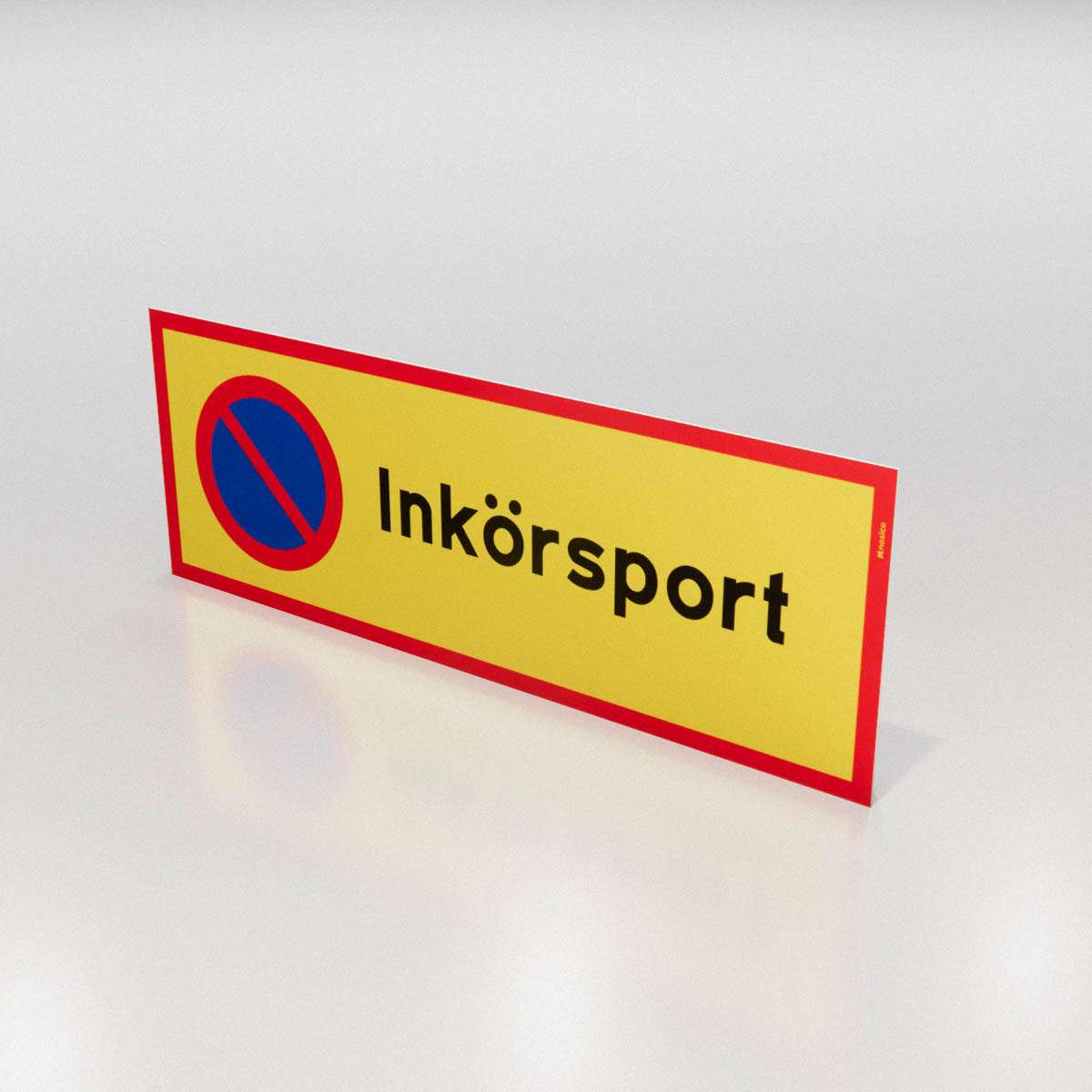 Parkeringsskylt - Inkörsport - Nosico