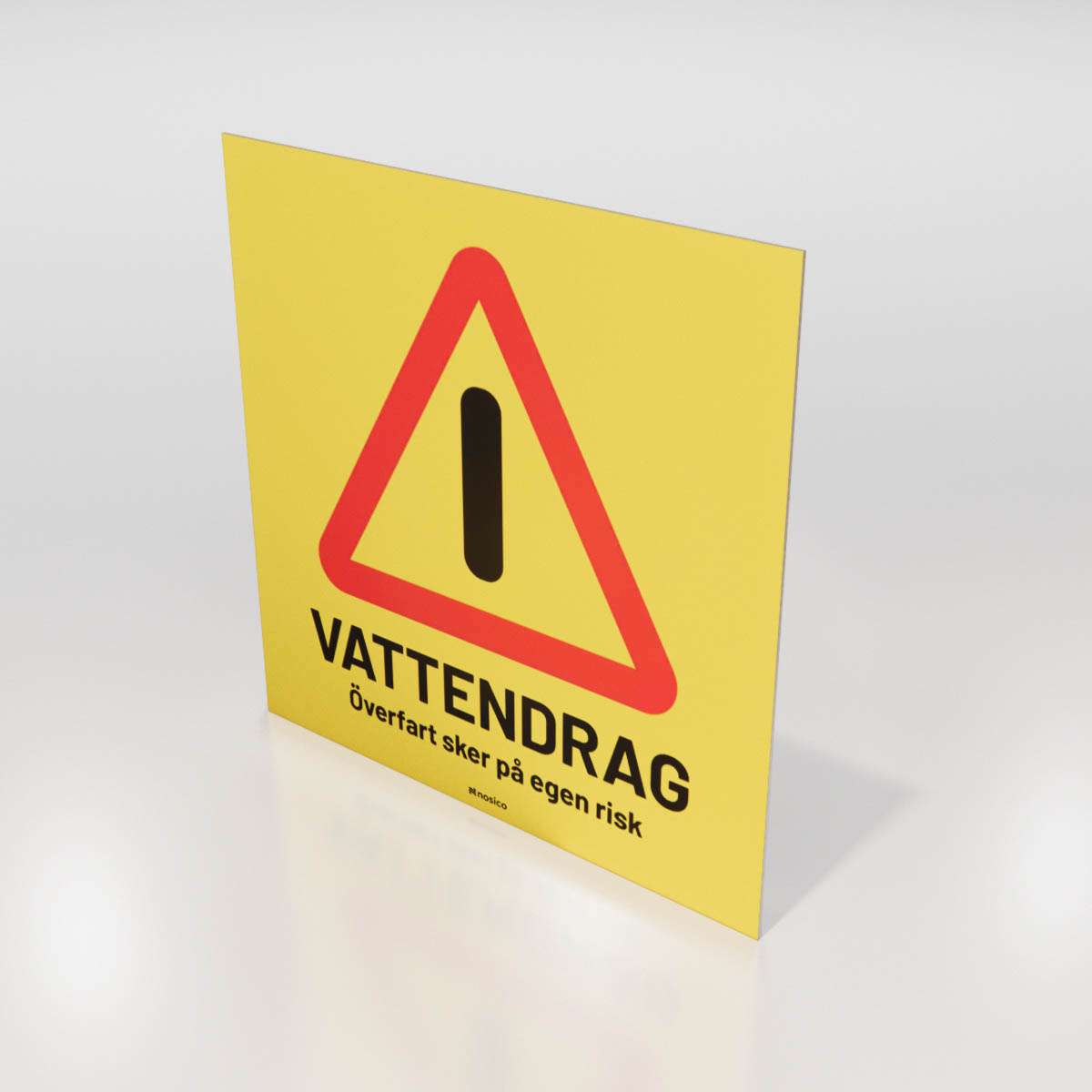 Skoterskylt - Vattendrag - Nosico