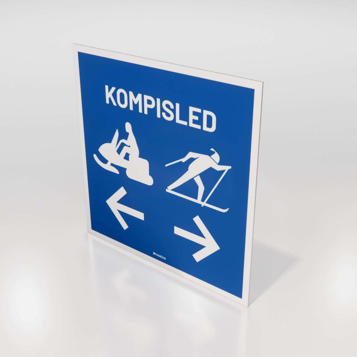 Skoterskylt - Kompisled - Nosico