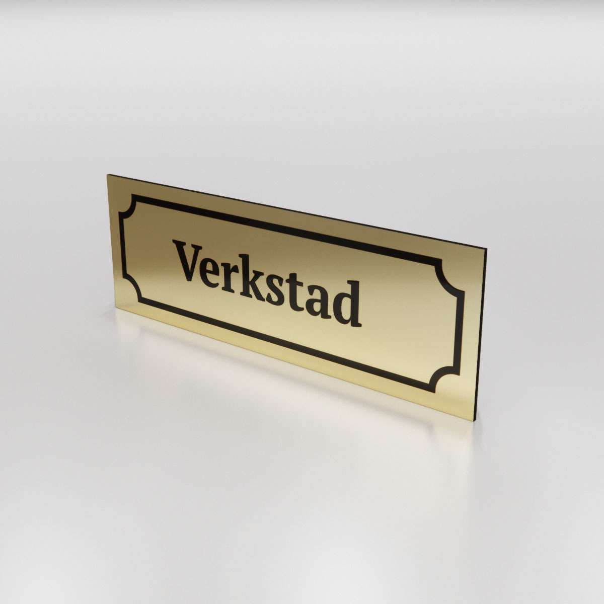 Märkskylt - Verkstad - Nosico