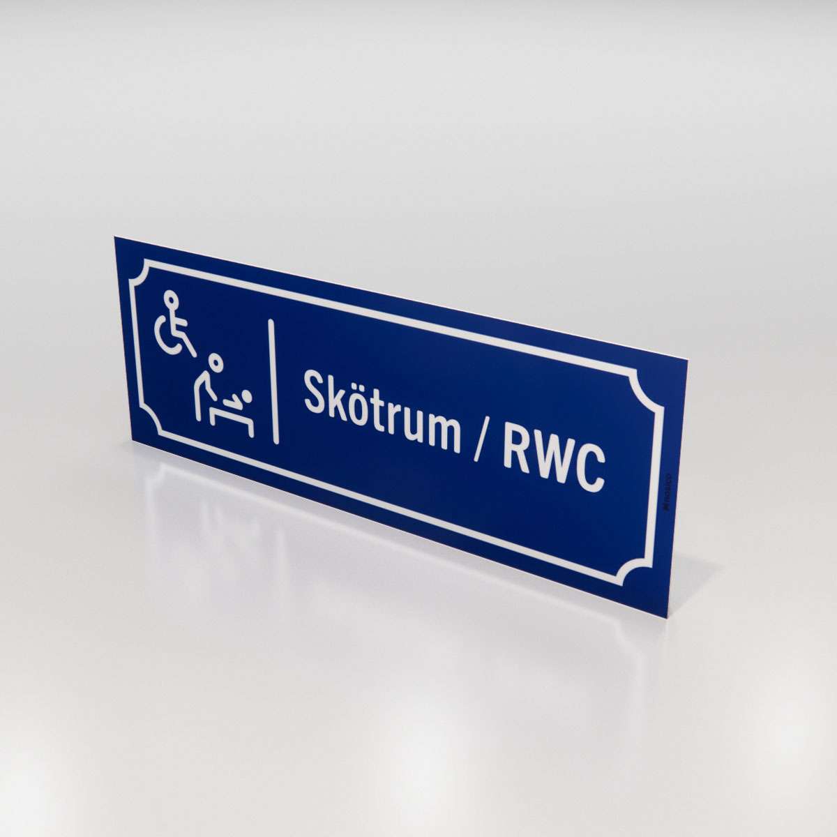 Campingskylt - Skötrum RWC - Nosico