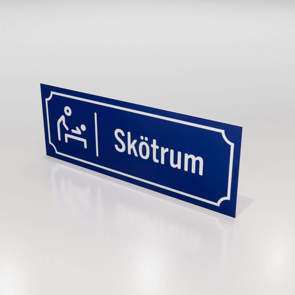 Campingskylt - Skötrum - Nosico
