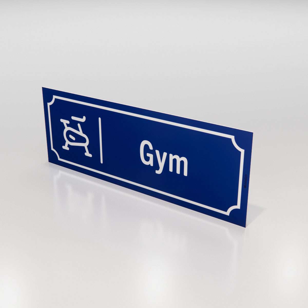 Campingskylt - Gym - Nosico