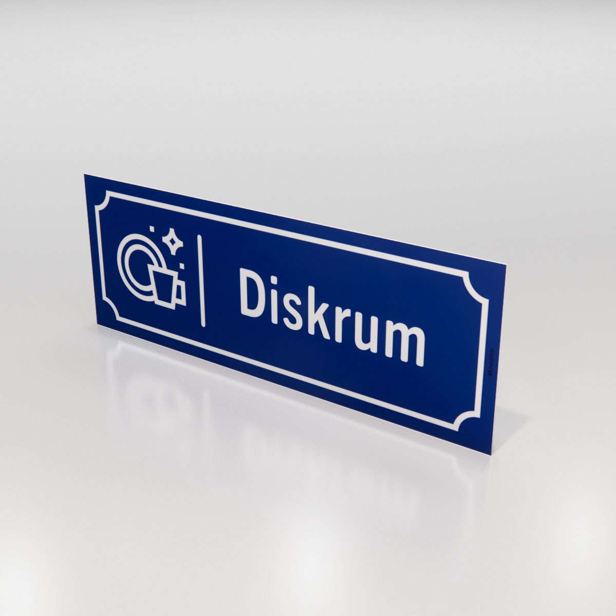 Campingskylt - Diskrum - Nosico