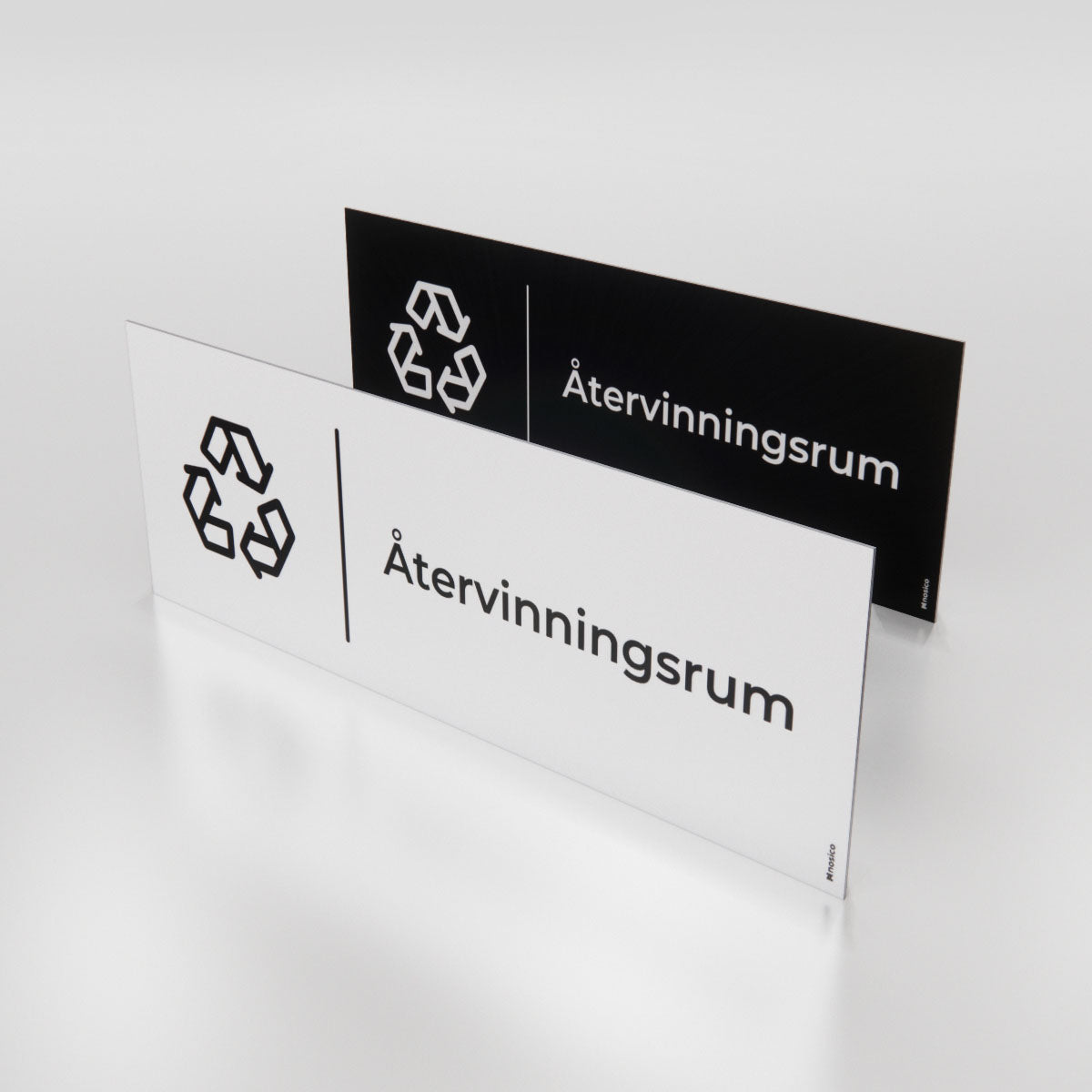 Trivselskylt - Återvinningsrum - Nosico