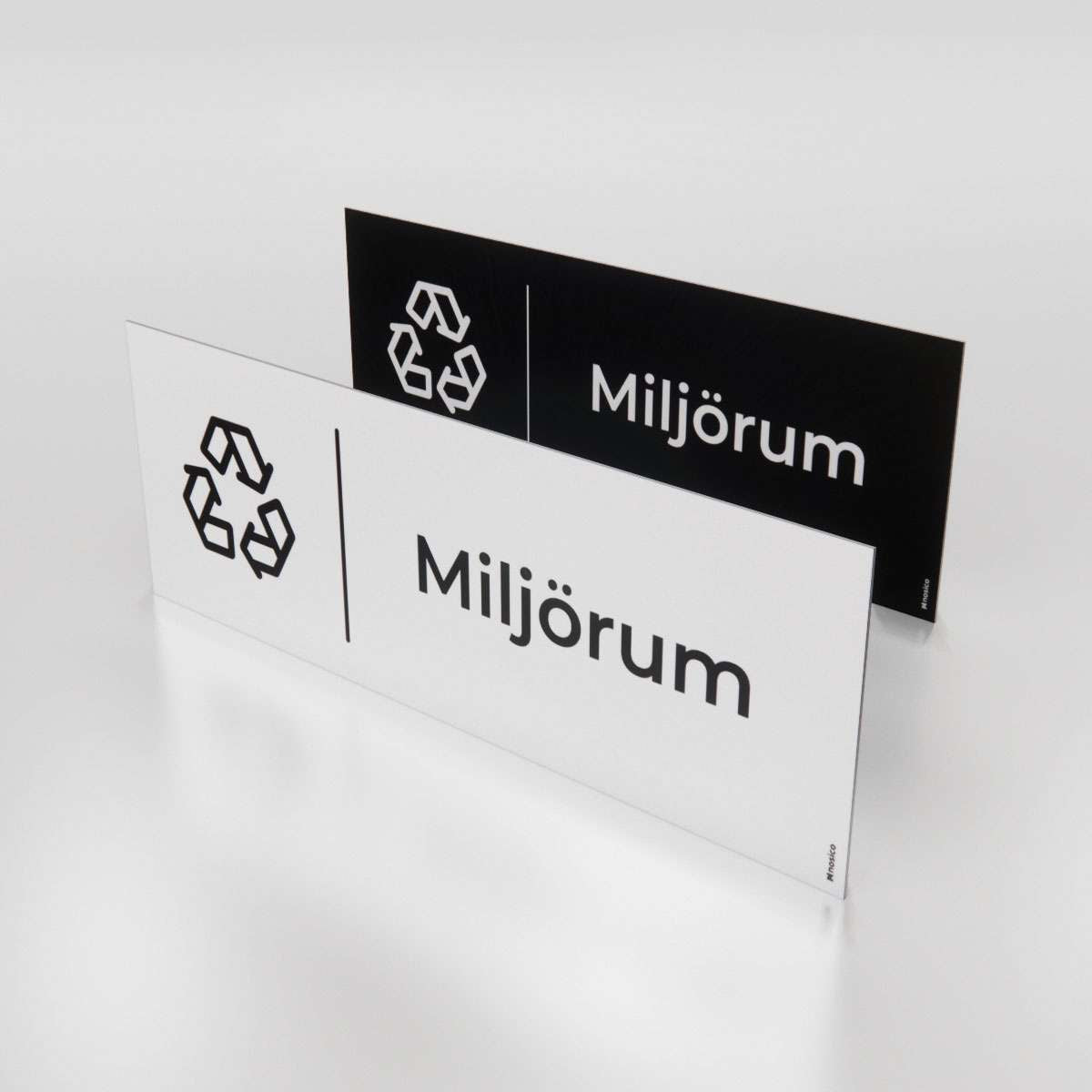Trivselskylt - Miljörum - Nosico