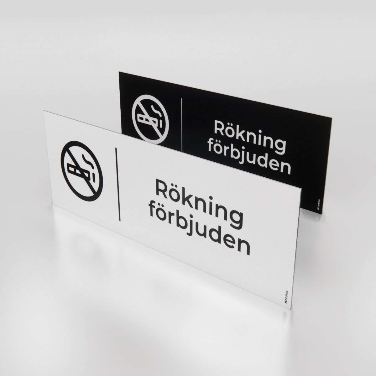 Trivselskylt - Rökning förbjuden - Nosico