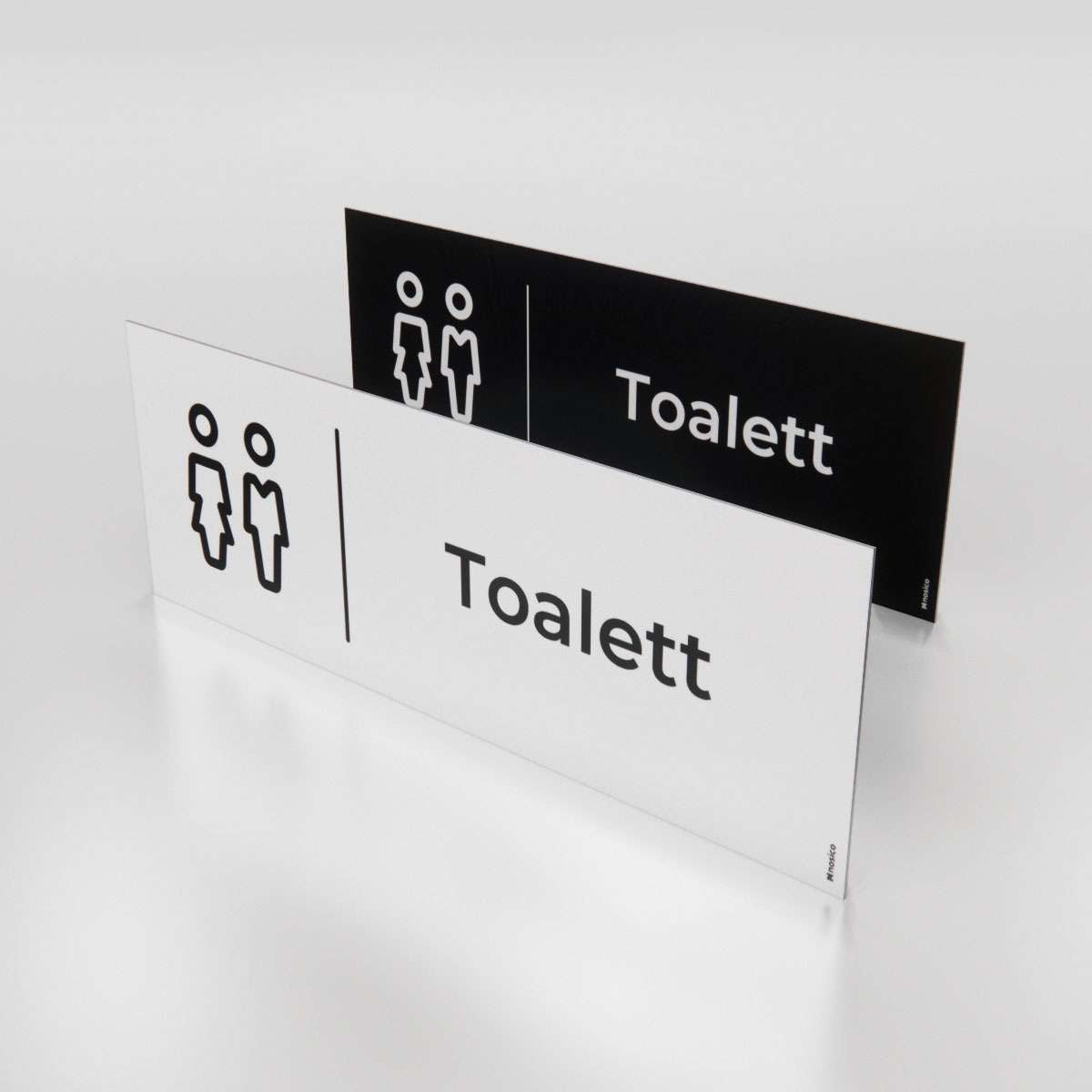 Trivselskylt - Toalett - Nosico