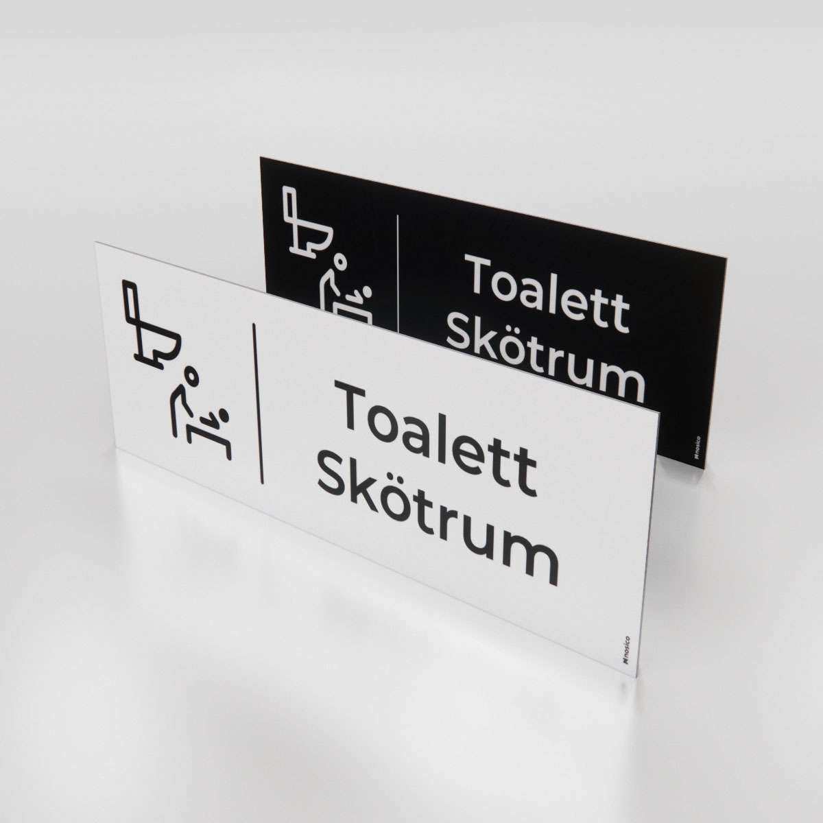 Trivselskylt - Toalett Skötrum - Nosico