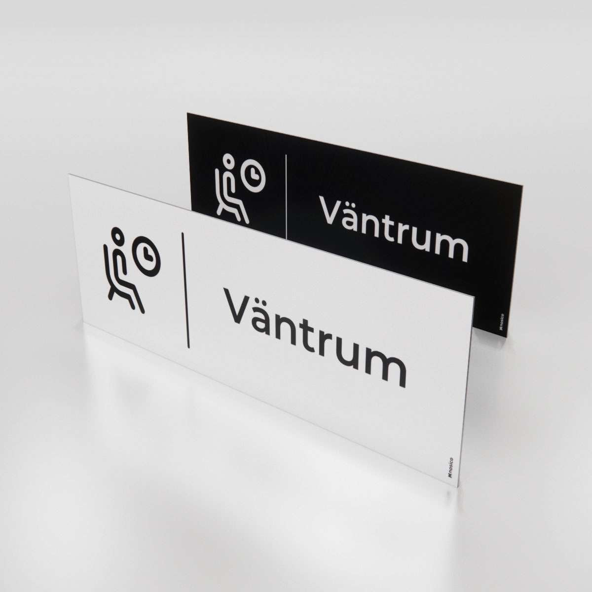 Trivselskylt - Väntrum - Nosico