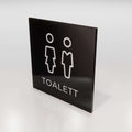 Hänvisningsskylt - Toalett - Nosico