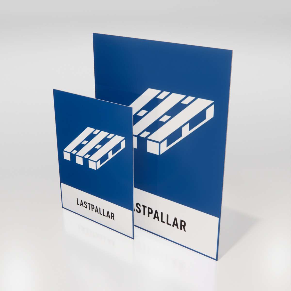 Återvinningsskylt - Lastpallar - Nosico