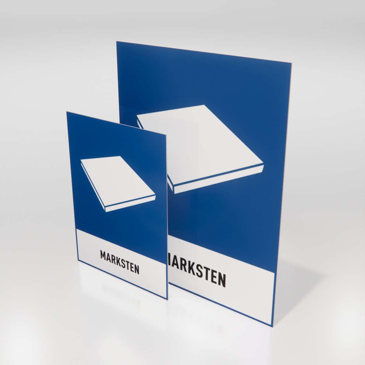 Återvinningsskylt - Marksten - Nosico