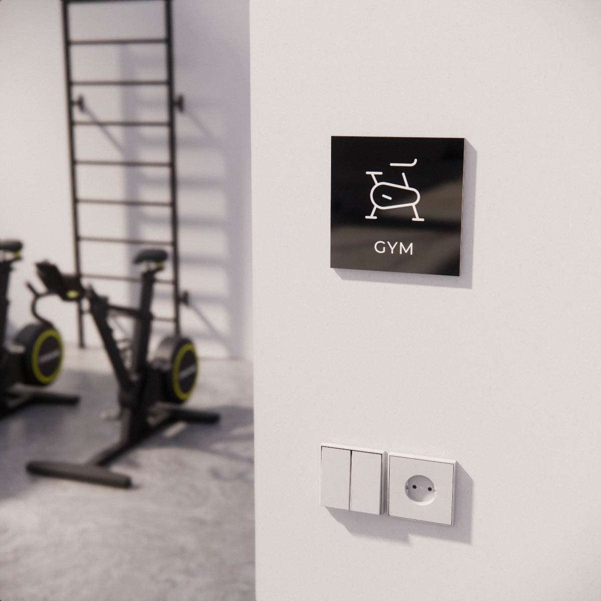Hänvisningsskylt - Gym - Nosico