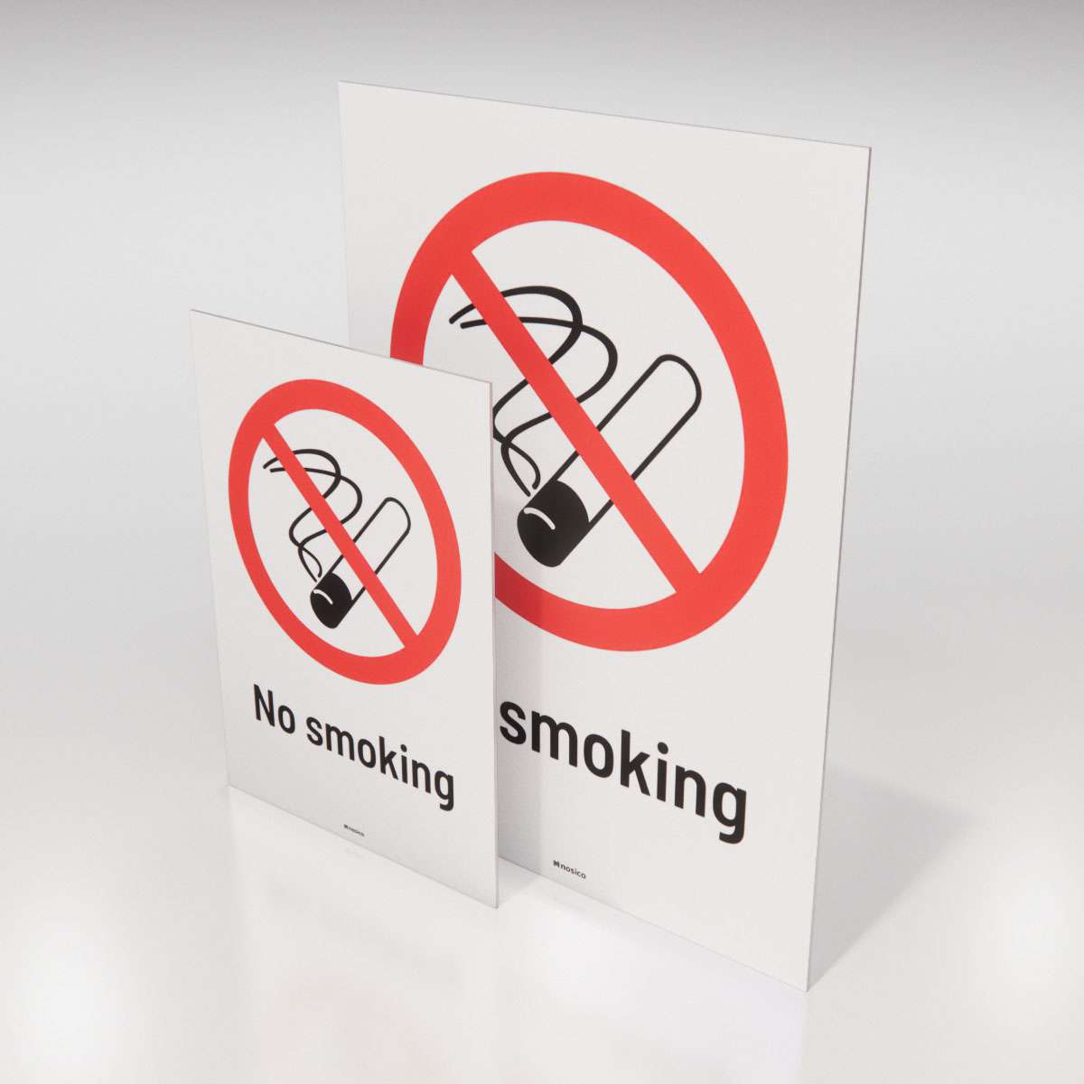 Förbudsskylt - No smoking - Nosico