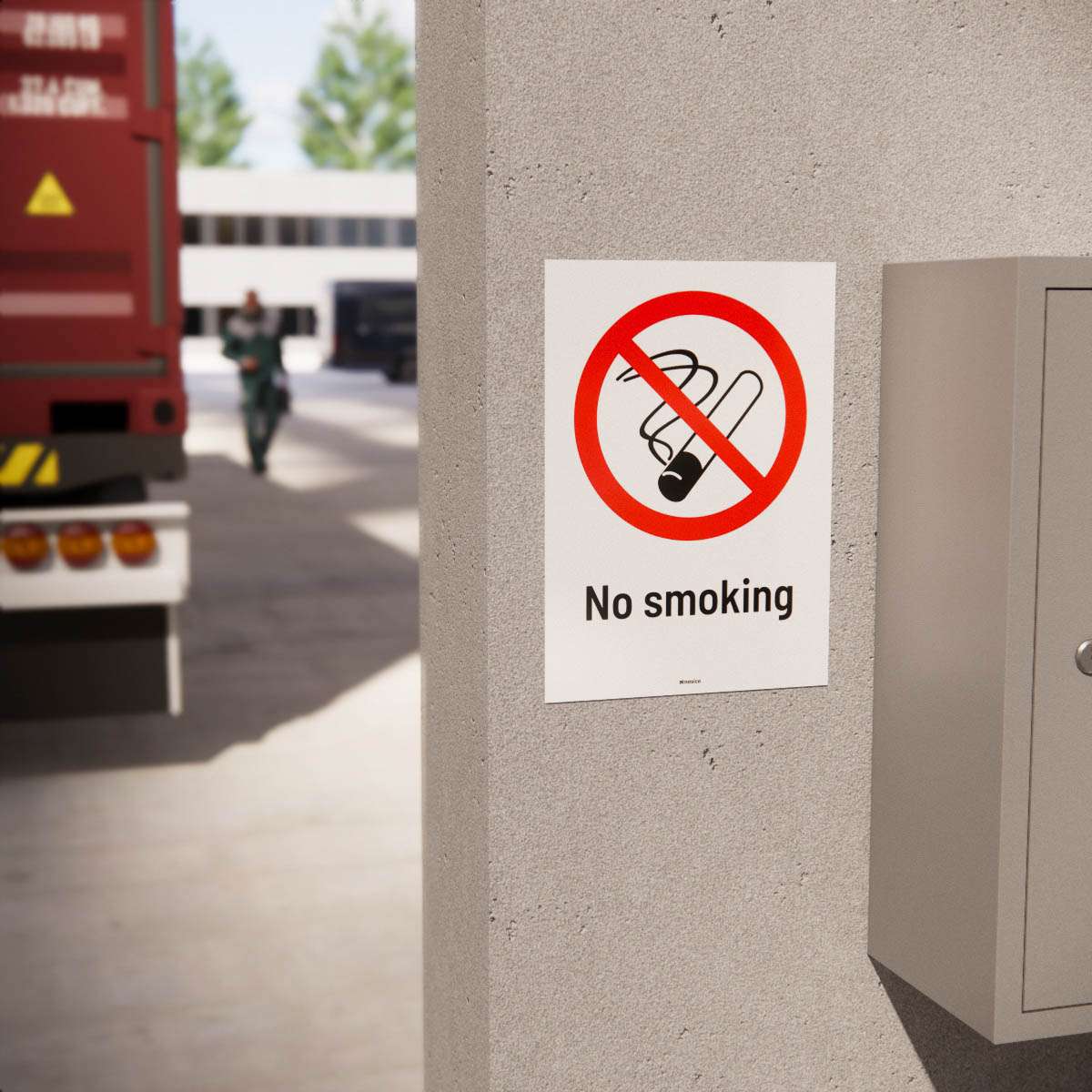 Förbudsskylt - No smoking - Nosico