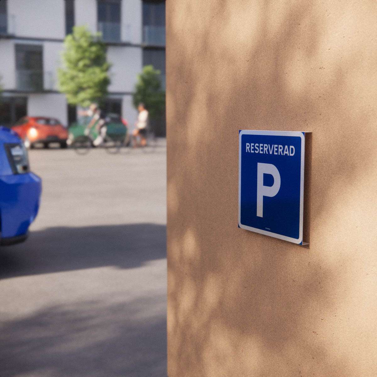 Parkeringsskylt - Reserverad parkering - Nosico