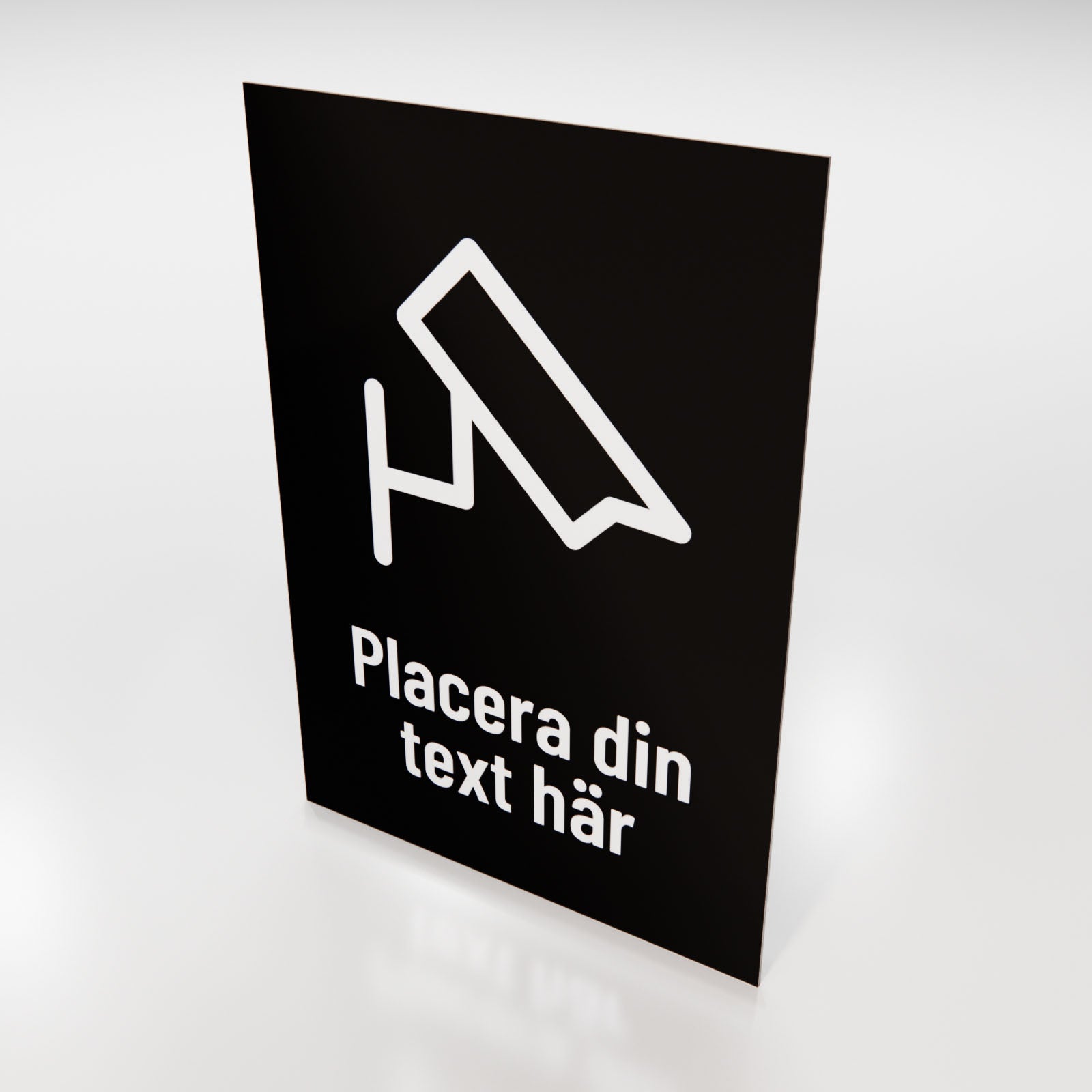 Skylt - Kameraövervakning - Designa själv online - Nosico