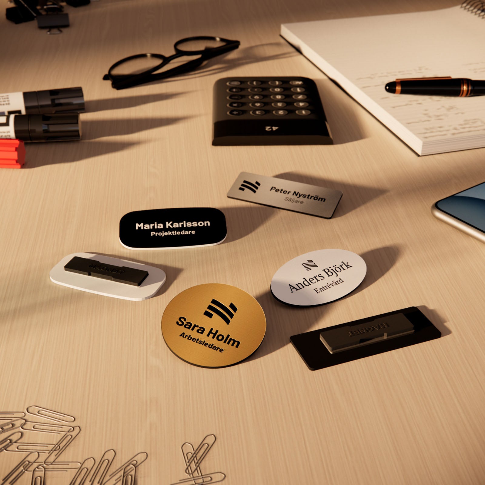 Namnskylt - Gravyrplast 1,6 mm - Designa själv online