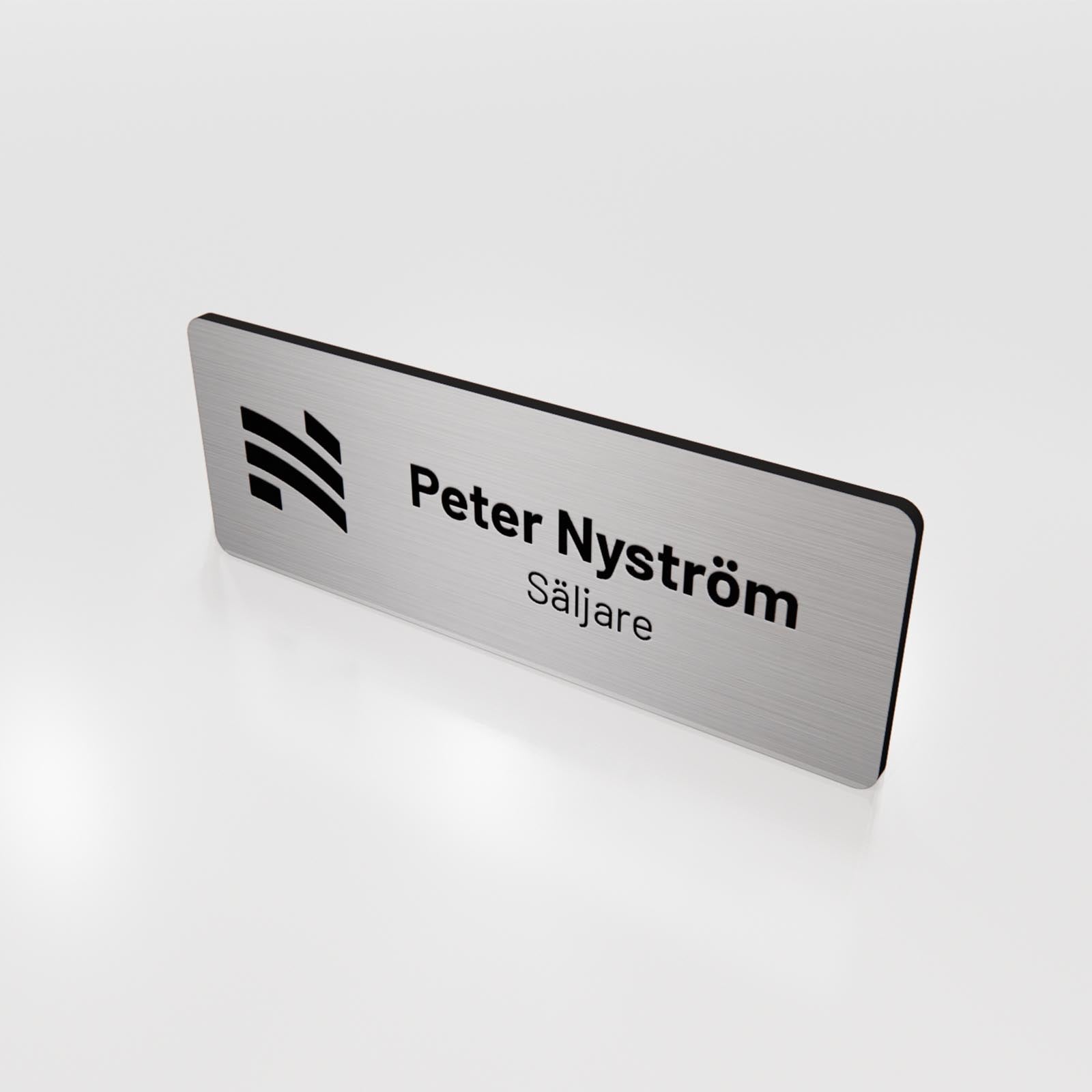 Namnskylt - Gravyrplast 1,6 mm - Designa själv online