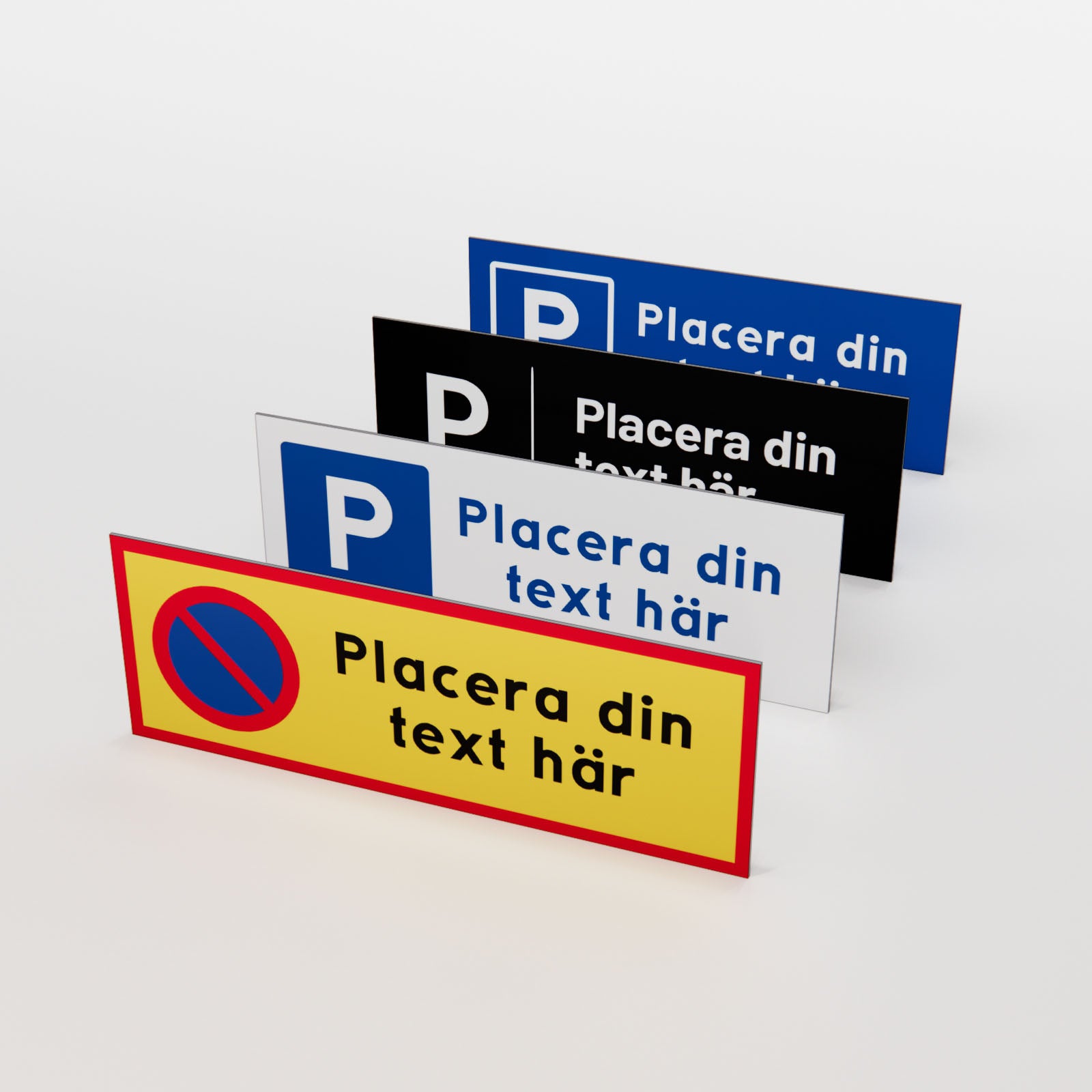 Parkeringsskylt – Designa själv online - Nosico